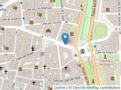 Despacho Las Cortes - Map